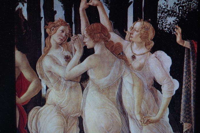 Figure 4: S. Botticelli, Primavera, detail, 1482 (?).